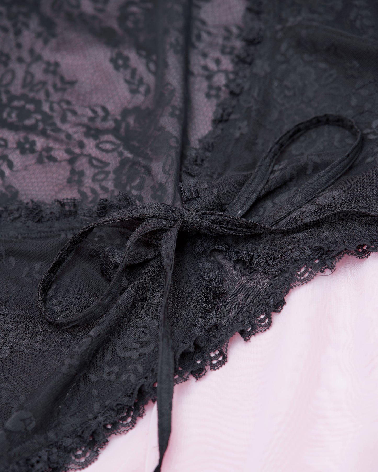 Whisper Lace Layering Bolero - Black // PREORDER