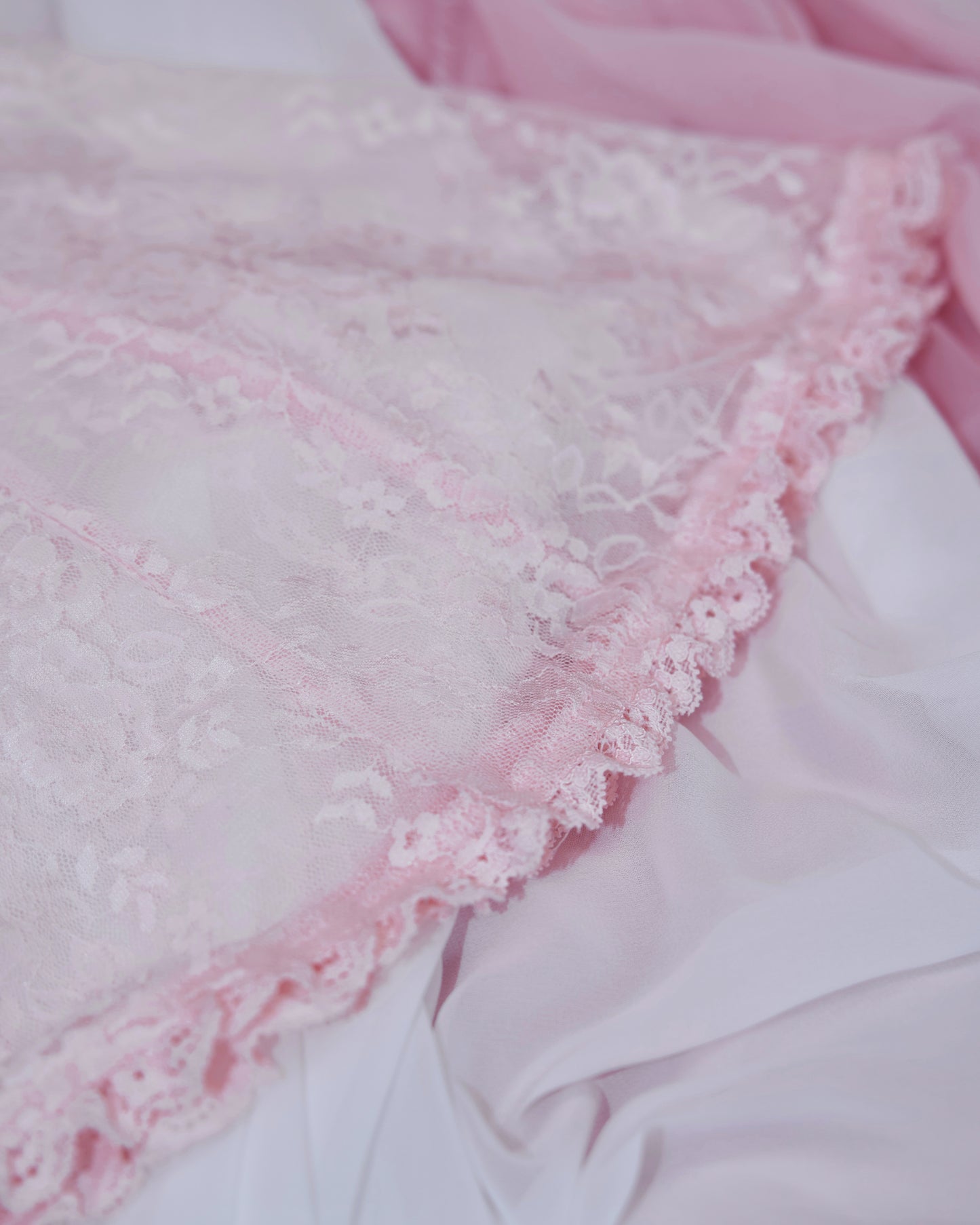Whisper Lace Layering Bolero - Pink // PREORDER