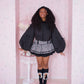 Ribboned Angel’s Puff Jacket - Black // PREORDER