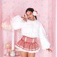 Ribboned Angel’s Puff Jacket - White // PREORDER