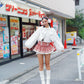 Ribboned Angel’s Puff Jacket - White // PREORDER