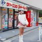 Ribboned Angel’s Puff Jacket - White // PREORDER