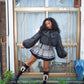 Ribboned Angel’s Puff Jacket - Black // PREORDER