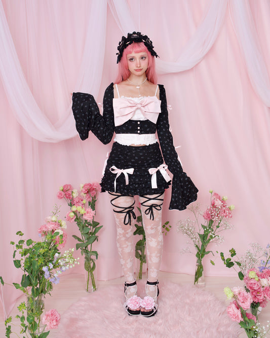 Promenade Daydream Cardigan - Black // PREORDER