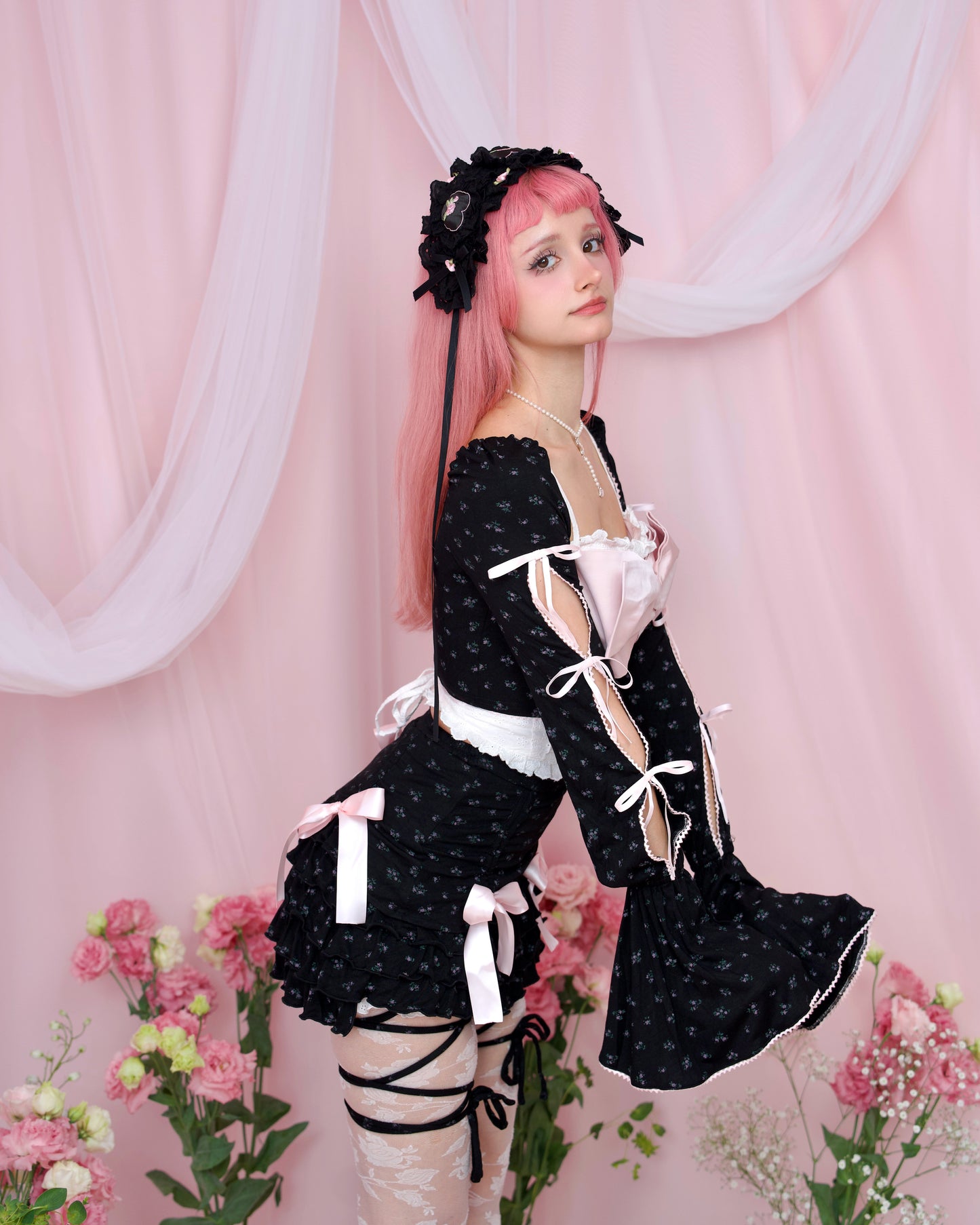 Promenade Daydream Cardigan - Black // PREORDER