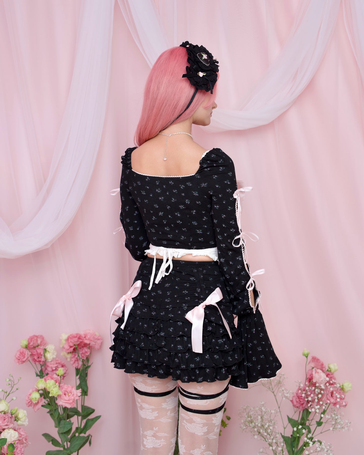 Promenade Daydream Cardigan - Black // PREORDER