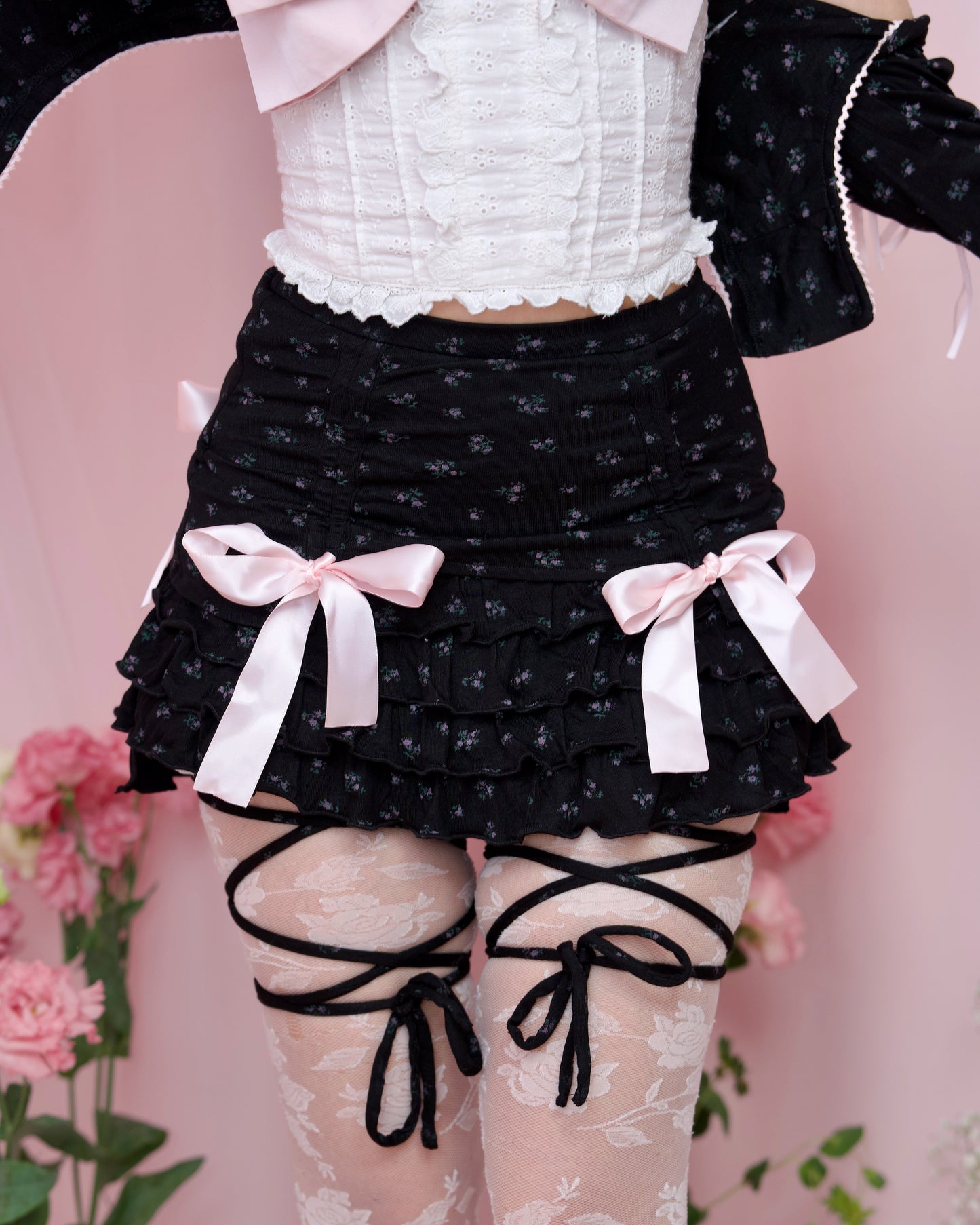 Promenade Daydream Skort - Black // PREORDER