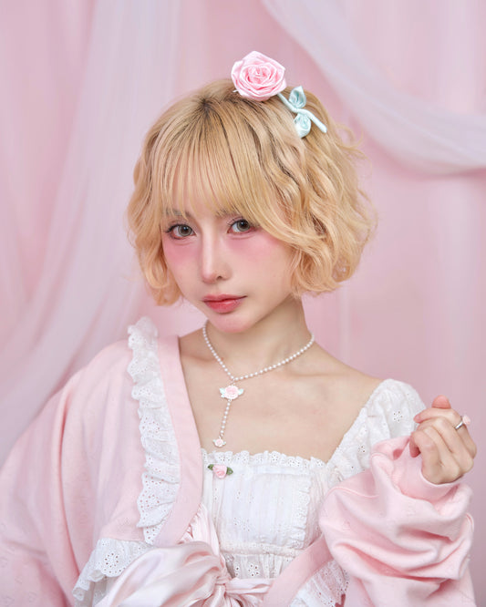 Little Rose Hairclip - Pink