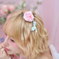 Little Rose Hairclip - Pink