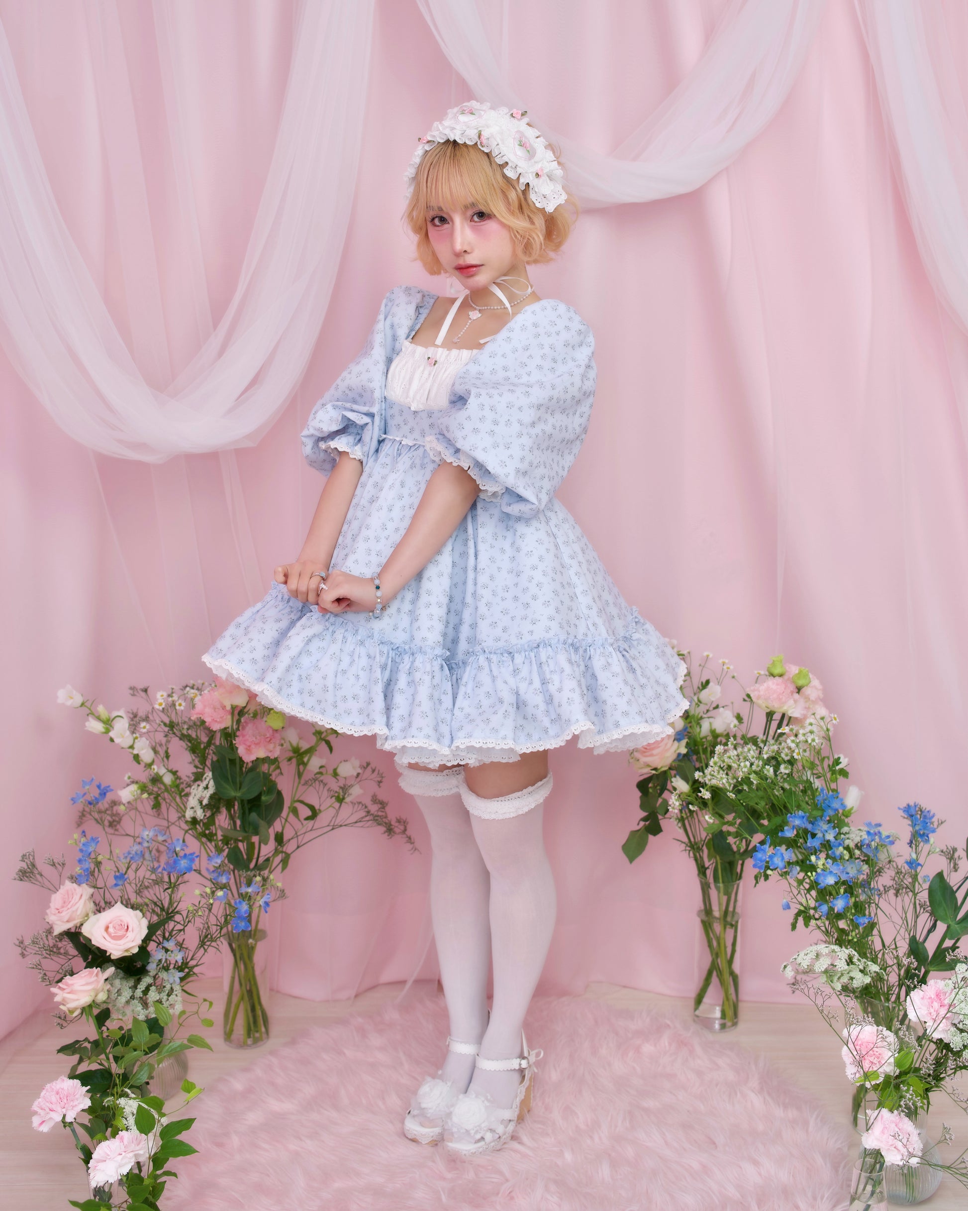 Lost in the Garden Babydoll Dress