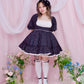 Lost in the Garden Babydoll Dress - Black x Pink // PREORDER