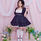 Lost in the Garden Babydoll Dress - Black x Pink // PREORDER