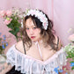 Love Heart Ribbon Headdress - Pink // PREORDER