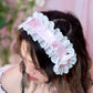 Love Heart Ribbon Headdress - Pink // PREORDER
