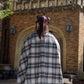 Darling Detective’s Cape Dress - Black x Grey Check // PREORDER