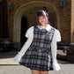 Darling Detective’s Cape Dress - Black x Grey Check // PREORDER
