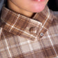 Darling Detective’s Cape Dress - Brown Check // PREORDER
