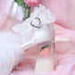 Strawberry Milk Fluffy Platform Heels - White // PREORDER