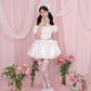 Rose Soirée Ball Gown Skirt - White // PREORDER
