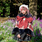 Winter Girl Double Breasted Ribbon Jacket - Red Check // PREORDER