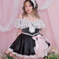 Rose Soirée Ball Gown Lace Up Bustier - Black // PREORDER
