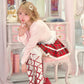 "Dear Valentine" Knee High Heart Platform Heels Red PREORDER