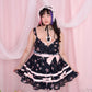 Yume Ribbon Dress - Black // PREORDER