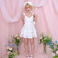 Yume Ribbon Dress - White // PREORDER