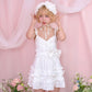 Yume Ribbon Dress - White // PREORDER