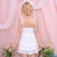Yume Ribbon Dress - White // PREORDER