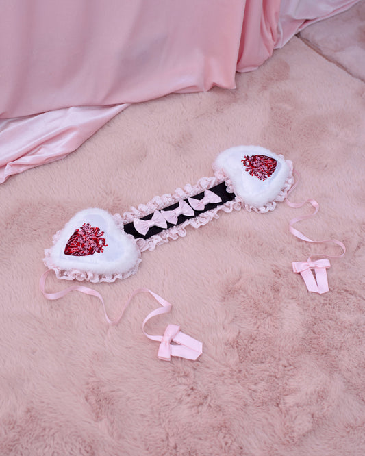 Anatomical Heart Ear Muffs - Black // PREORDER