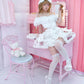 Lace Princess Crinoline Cage Skirt - White // PREORDER