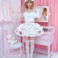 Lace Princess Crinoline Cage Skirt - White // PREORDER