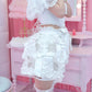 Lace Princess Crinoline Cage Skirt - White // PREORDER
