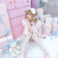 Little Lamb Tabi Wedge Heels - Pink // PREORDER