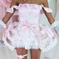 Lace Princess Crinoline Cage Skirt - Pink // PREORDER
