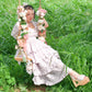 Ribbon Sweetheart Long Layer Dress Lilac PREORDER