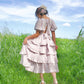 Ribbon Sweetheart Long Layer Dress Lilac PREORDER