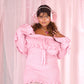 Darling Reverie Off Shoulder Knit Dress Pink PREORDER