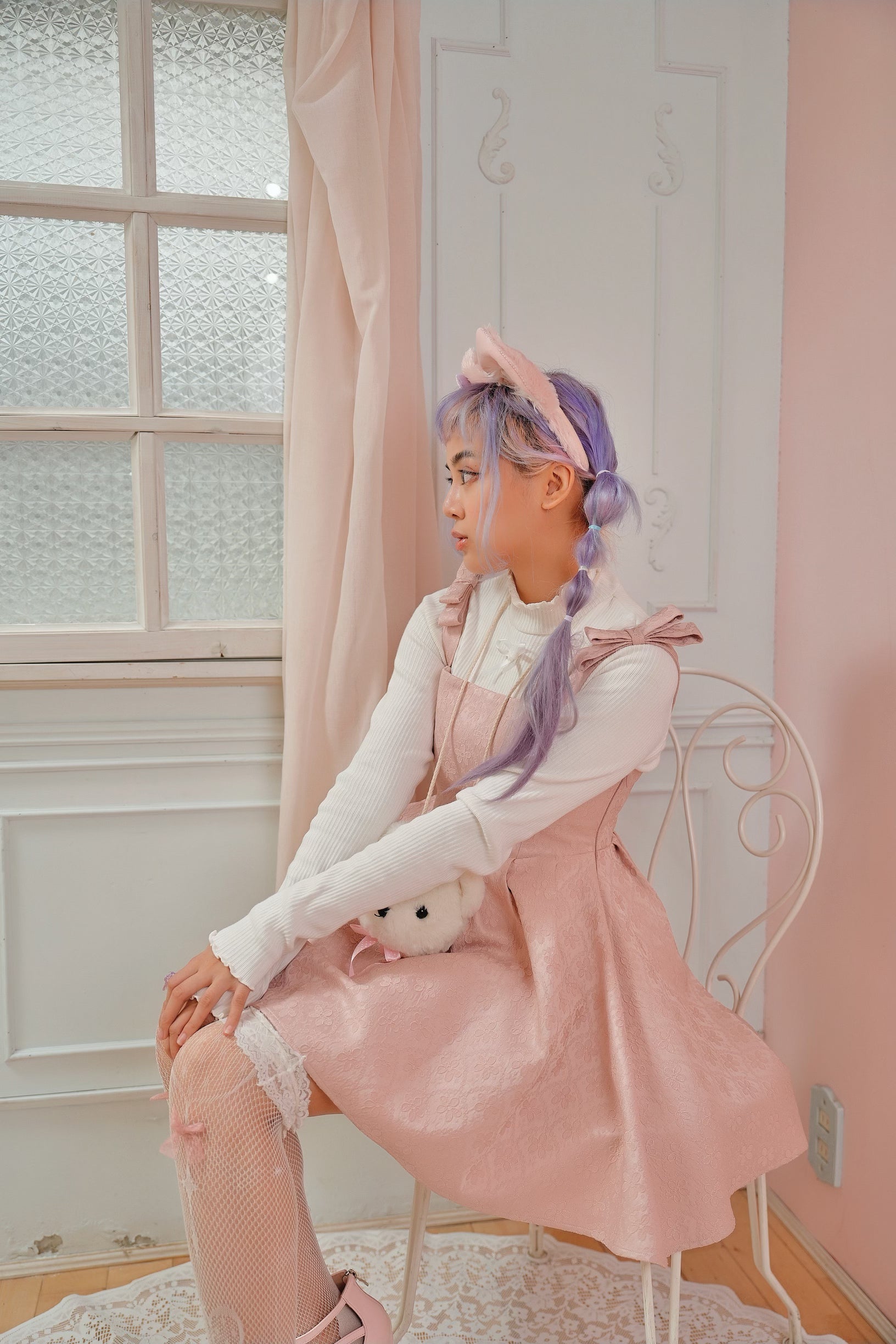 Pastel top pink sundress