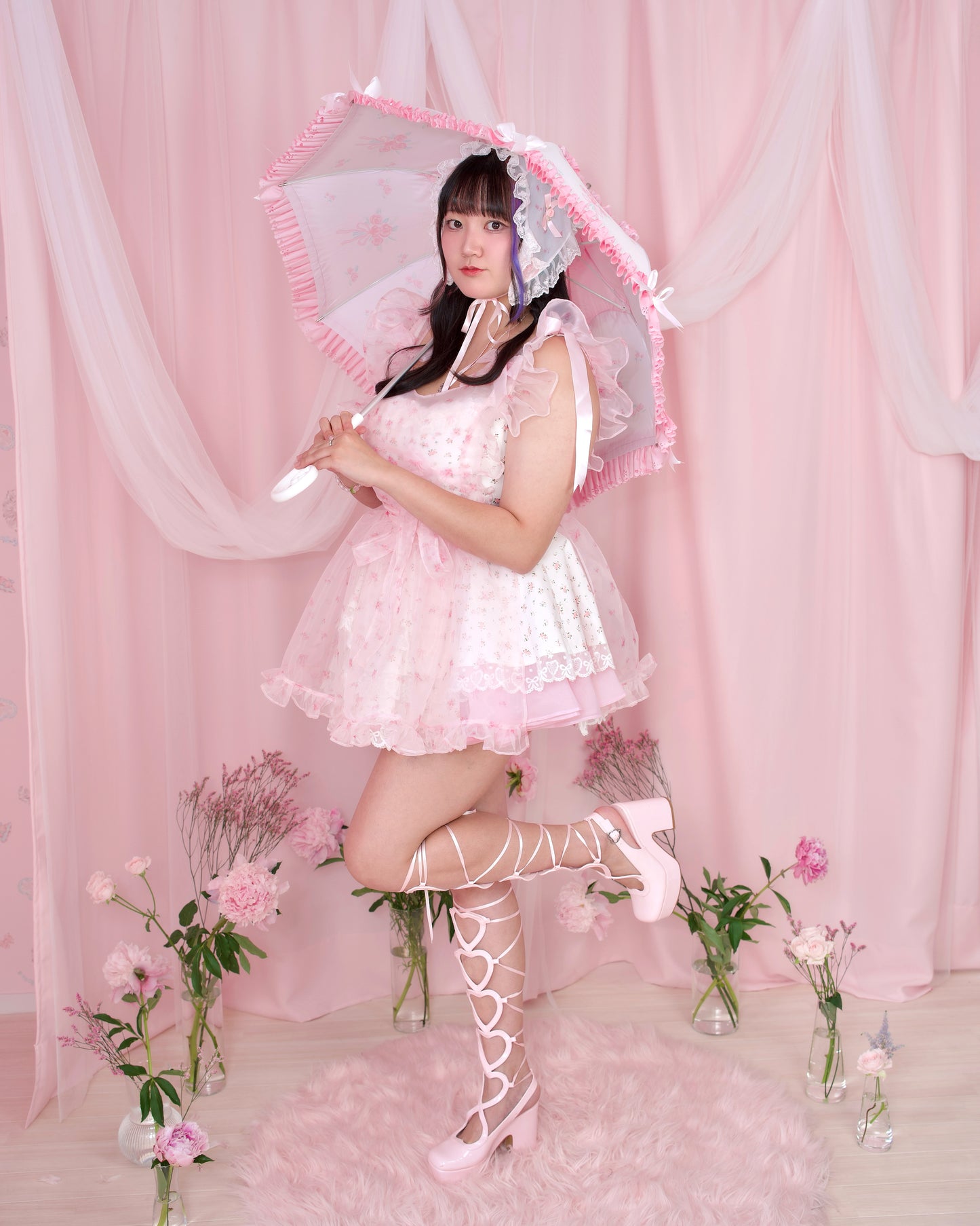 Love Spell Apron - Pink // PREORDER