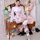 Vintage Rose Jumper Skirt - Pink // PREORDER