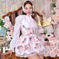 Vintage Rose Jumper Skirt - Pink // PREORDER