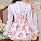 Vintage Rose Jumper Skirt - Pink // PREORDER