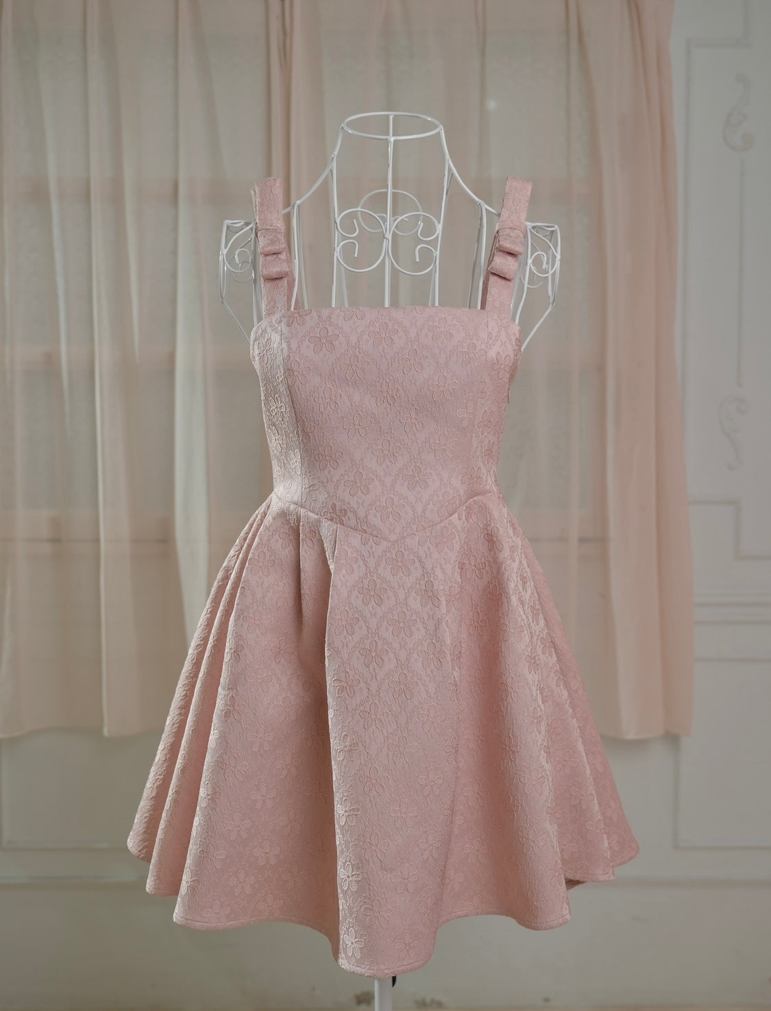 Pastel Ribbon Dress PINK – Vina of the Valley