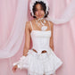 Yume Ribbon Skirt - White // PREORDER