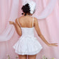 Yume Ribbon Skirt - White // PREORDER