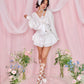 Yours Truly Ribbon Cardigan - White // PREORDER