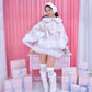 Sugarplum Cape Jacket - Pink // PREORDER