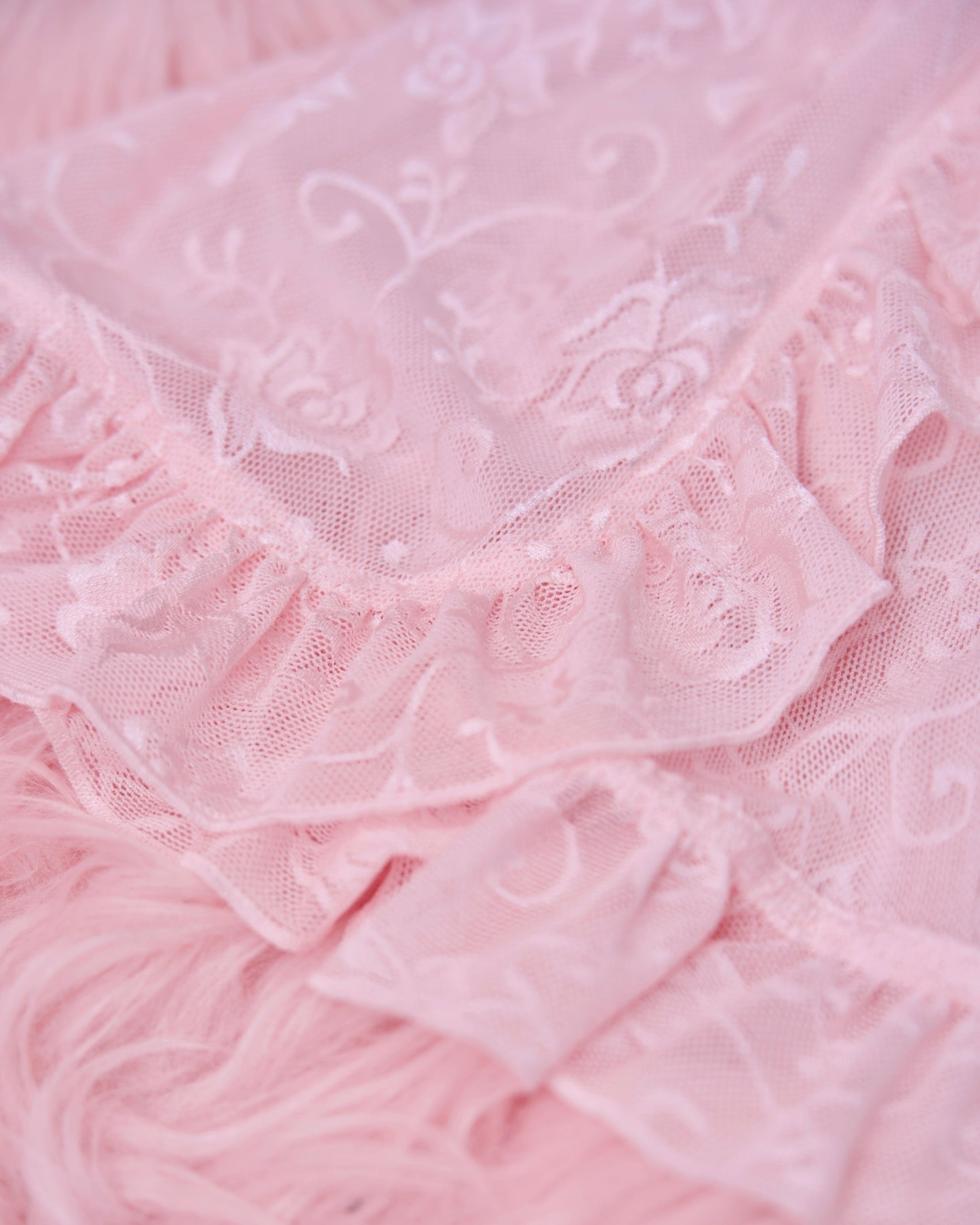 Dreamy Lace Layering Dress - Pink // PREORDER
